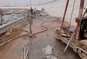 安顺公路钻孔施工